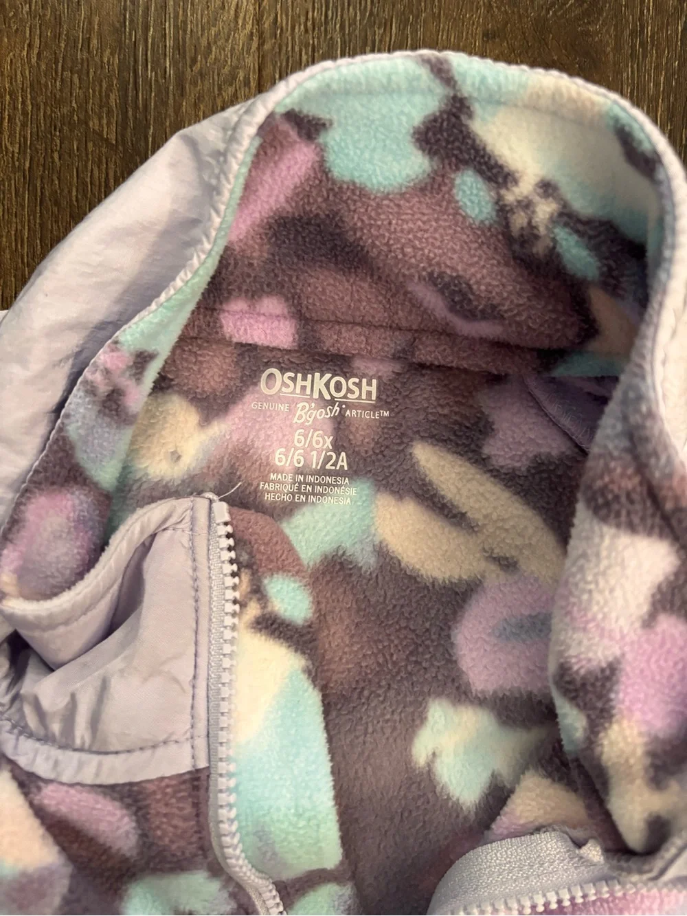 Oshkosh Quarter Zip Up Jacket